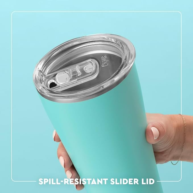 Swig Life 32oz Insulated Tumbler, Travel Coffee Tumbler with Lid, Cup Holder Friendly Travel Coffee Mug, Stainless Steel with Lid (Christmas Crew)