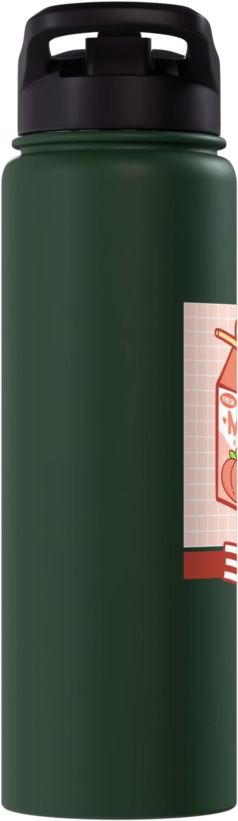 Cute Funny 90s Japanese Kawaii Aesthetic Peach Milk Stainless Steel Insulated Water Bottle