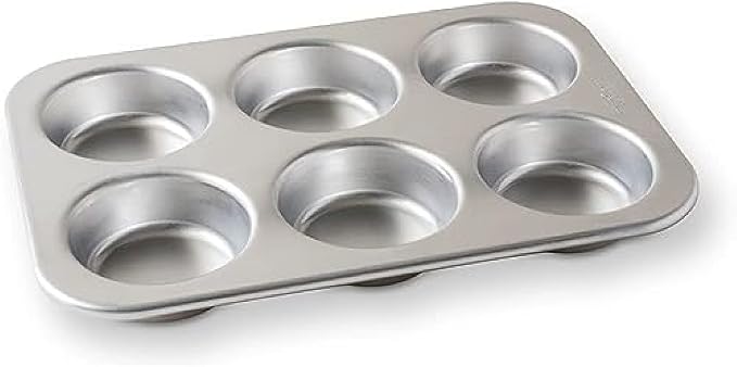 Nordic Ware Naturals Jumbo Coffee Shop Muffin, 6-Cavaties