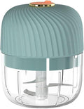 250ml Electric Garlic Chopper, Mini Food Processor Masher Crusher, Garlic Grinder with USB Charging for Onion Ginger Vegetable Pepper Spice Meat (Gray : Blue)