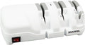 SHARPAL 198H Electric Knife Sharpener - 3 Stage Professional Knife Sharpening System with Diamond Wheels, Suit for Double-Beveled Straight Edge & Serrated Knives, Premium Fathers Day Gift