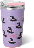 Swig Life 24oz Party Cup, Halloween Insulated Travel Coffee Tumbler with EZ Slider Lid, Cup Holder Friendly, Stainless Steel 24 oz Tumbler, Reusable Mug (Spellbound)