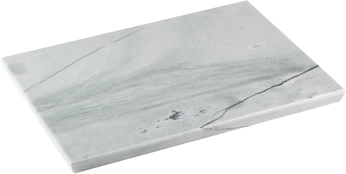 Koville Brazilian Natural Quartzite Cutting Board for Kitchen, 16x12inch Large Hand Crafted Stone Slab for Cheese, Charcuterie, Pastry Board - Wedding Gift, House Warming Gift
