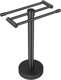 YUMORE Hand Towel Holder Stand Free Standing Countertop Towel Rack Hanger for Bathroom Kitchen