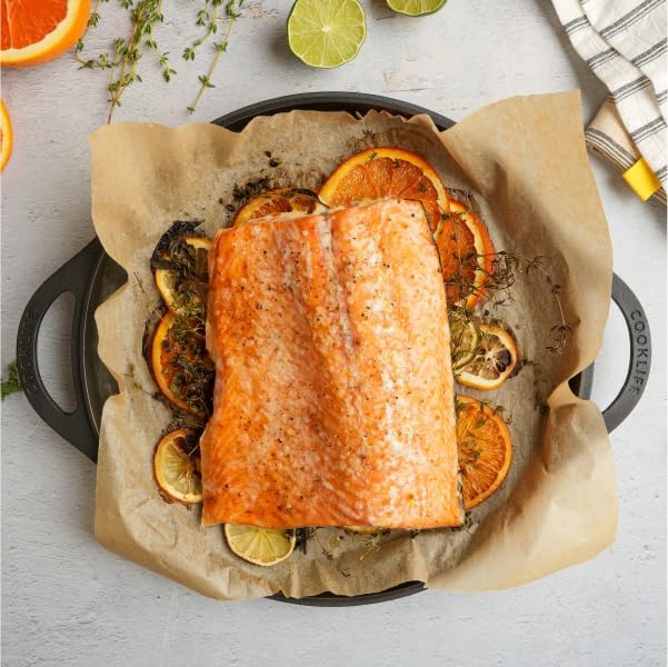 COOKLIFE 12 Inch Cast Iron Griddle with Hot Handle Cover