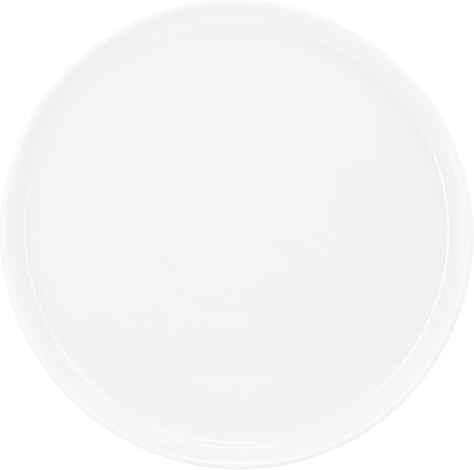 Elama Duncan 18 Piece Porcelain Dinnerware/Tableware Set, Service for 6 (White)