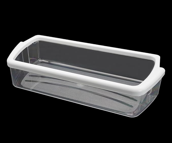 2 Packs Refrigerator Door Shelf Bin Fit for Whirlpool WRS325FDAB02 WRS325FDAM01 WRS325FDAM02 WRS322FDAB02 WRS322FDAT01 WRS322FDAB03 WRS322FDAB04 WRS322FDAT02 WSF26D2EXY01 WRS325FDAT02