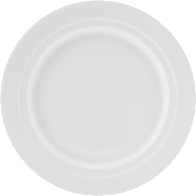 Mikasa Bentlee Bone China Lightweight Chip Resistant 12 Piece Dinnerware Set, Service for 4, White