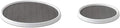 Copco Non-Skid Pantry Cabinet Lazy Susan Turntables, 18-Inch and 12-Inch, White/Gray