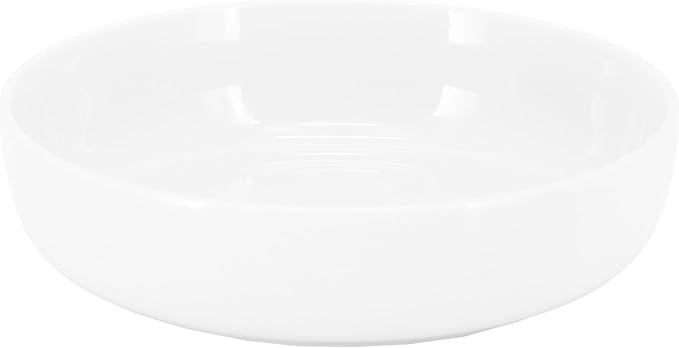 Elama Duncan 18 Piece Porcelain Dinnerware/Tableware Set, Service for 6 (White)