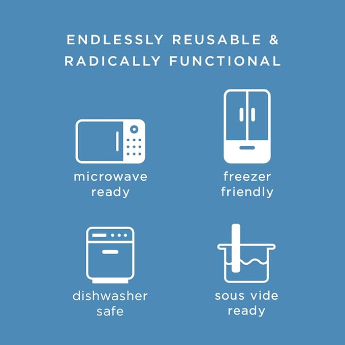 Stasher Reusable Silicone Storage Bags (Mid, Clear) and (1/2 Gallon, Clear)