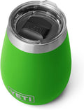 YETI Rambler 10 oz Wine Tumbler, Vacuum Insulated, Stainless Steel with MagSlider Lid, Canopy Green