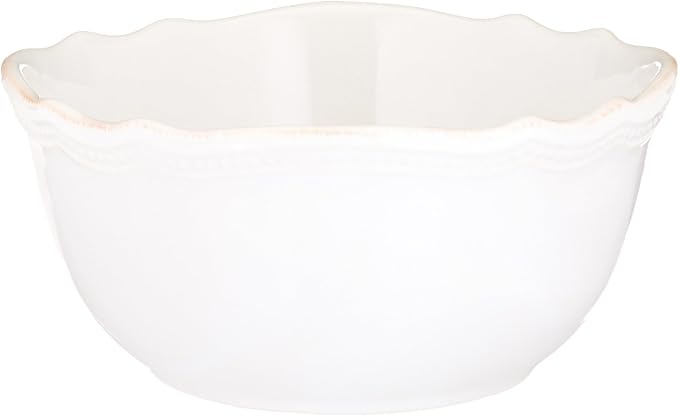 Lenox White French Perle Bead 4Pc Place Setting, 6.45 LB