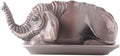 8.25" x 5.25" x 4" Elephant Butter Dish