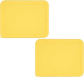 6 Cup Rectangle Silicone Storage Cover Lids Replacement for Pyrex 7211-PC Glass Bowls, (Container not Included) 2 Pack, Microwave, Dishwasher and Freezer Safe