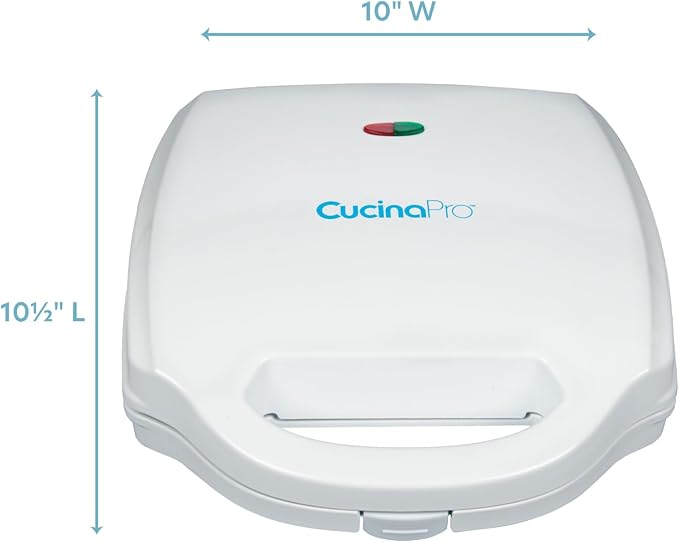 Mini Pie & Quiche Maker, Electric Baker Cooks 6 Small Quiches or Pies | Includes Dough Cutting Circle for Easy Measurement- Better than Tin Pan- Baking Dessert Gift for Her, Summer Brunch Must Have