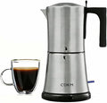 Automatic mocha coffee pot,moka pot stainless steel,One-touch Electric Coffee Maker,3-6 Cups 340ml Italian espresso machine, Anti-scalding, Automatic power-off,Gift Idea,Safety