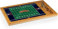 PICNIC TIME NCAA Icon Glass Top Cutting Board & Knife Set, Cheese Boards Charcuterie Boards, Serving Platter, (Parawood & Bamboo)