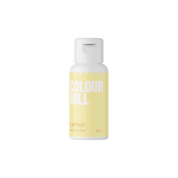 Colour Mill Oil Blend Food Coloring, 20 Milliliters Lemon