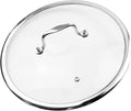 HEVSTIL 11.5 Inch Tempered Glass Lid for Frying Pan with Stainless Steel Handle - Vented Skillet Cover