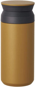 KINTO 20947 Travel Tumbler, 16.9 fl oz (500 ml), Coyote, Vacuum Double Wall Construction, Heat and Cold Retention