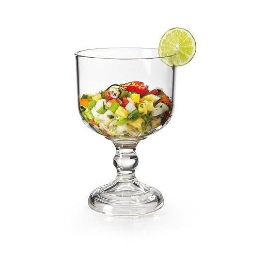 G.E.T. SW-1428-1-SAN-CL-EC Shatterproof Heavy-Duty Plastic Margarita Beer Schooner