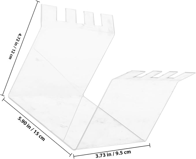 SOLUSTRE 2pcs Acrylic Food Storage Bag Holder Stand Holder for Filling Prep Stand for Kitchen