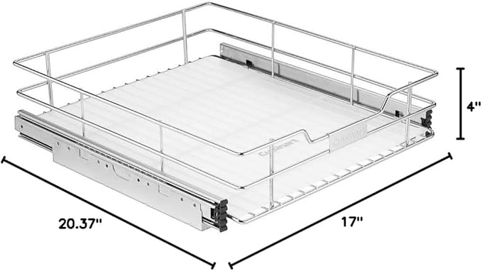 CUISINART 17" Sliding Cabinet Organizer, Chrome Finish