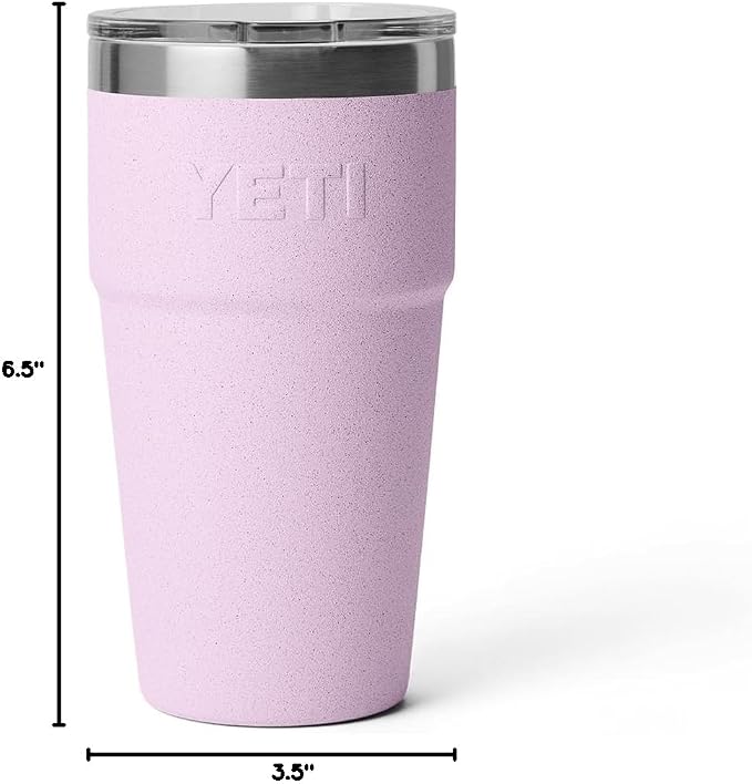 YETI Rambler 20 oz Stackable Tumbler, Stainless Steel, Vacuum Insulated with MagSlider Lid