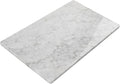 Lovdeco Marble Cutting Board, Pastry Board For Kitchen, Carrara White Marble Slab Gift With Non-Slip Feets, 12x20 Inch, 1 Piece