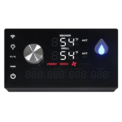 Replacement 80042 WiFi Digital PID Control Board Parts for PB2180LK, Compatible with Pit Boss Lockhart Platinum Pellet/Smoker Combo Grill, Comes with Bluetooth Function