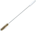 27" Deep Fryer Cleaning Brush – Straight High-Temp Commercial Kitchen Tool - Heavy Duty Brass Bristles - Heat Resistant to 750F for Food Debris - Deep Fryer Cleaner Made in USA by FryOilSaver Co. B52C