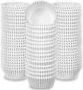 1500 Jumbo Cupcake Muffin Liners 2 1/4" X 1 7/8" | Large Tall White Fluted Baking Cups Cupcake Liners