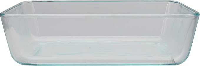 Pyrex (2 7210 Glass Containers & (2) 7210-PC Sun Bleached Turquoise Lids Made in the USA