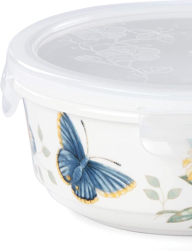 Lenox Butterfly Meadow Round Serve and Store, Large (Pack of 2)