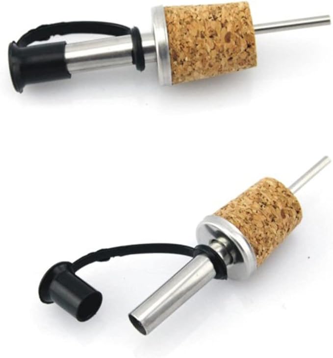 Ciieeo 4sets 8pcs Multi Function Wine Pourer and Household Liquor Stopper Food Grade Airtight Seal for Wine Soda Oil Bottles and 8pcs*4
