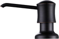 Soap Dispenser for Kitchen Sink (Oil Rubbed Bronze), Built-in and Refill-from-Top Design with Liquid Hand & Dish Soap Bottle