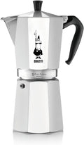 Bialetti - Moka Express: Iconic Stovetop Espresso Maker, Makes Real Italian Coffee, Moka Pot 12 Cups (22.6 Oz - 670 Ml), Aluminum, Silver