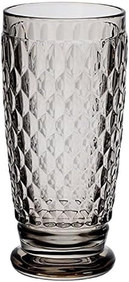 Villeroy & Boch Boston Smoke Crystal Highball Glasses, Set of 4