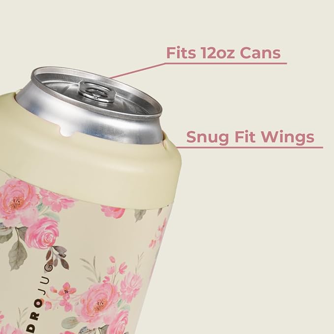 HydroJug Can Cooler 12 oz, Stainless Steel Can Holder, Keepsake