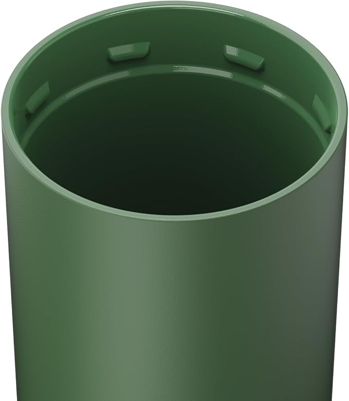 BrüMate Strova 18oz 100% Leakproof Insulated Coffee Mug | Ceramic-Lined Interior | Built-In Silicone Sleeve for Travel | Locking Flip Lid (OD Green)