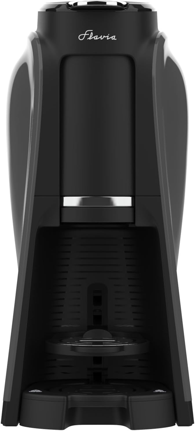 Flavia Aroma Brewer - Coffee Machine, Makes Coffee, Lattes, Tea, and other Hot or Iced Beverages with Single-Serve Freshpacks, Multiple Brew Sizes, Grey, Works ONLY with Flavia Freshpacks.