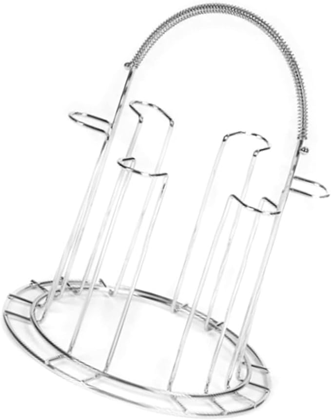 TOPINCN Stainless Steel Cup Bottle Drying Rack, Drinking Glass and Sports Bottle Drainer Rack,Stand Cup Dish Holder and Dryer Rack