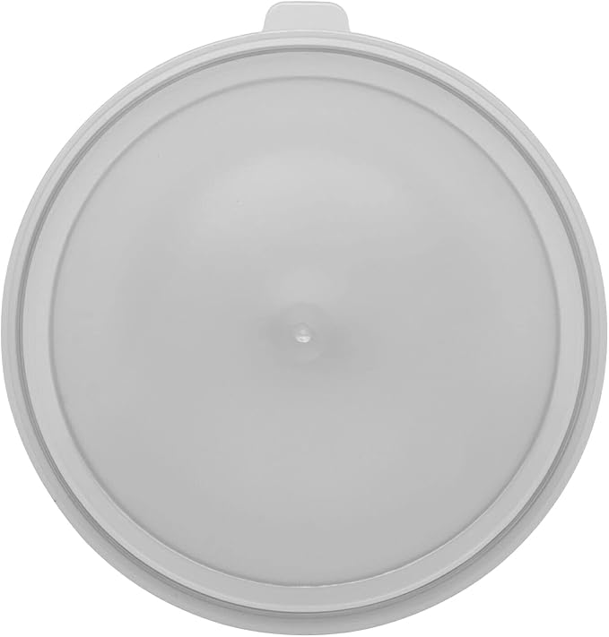 G.E.T. CR-0150-CL Round Food Storage Crock w/ Lid, 1.5 Quart, Clear (Set of 12)