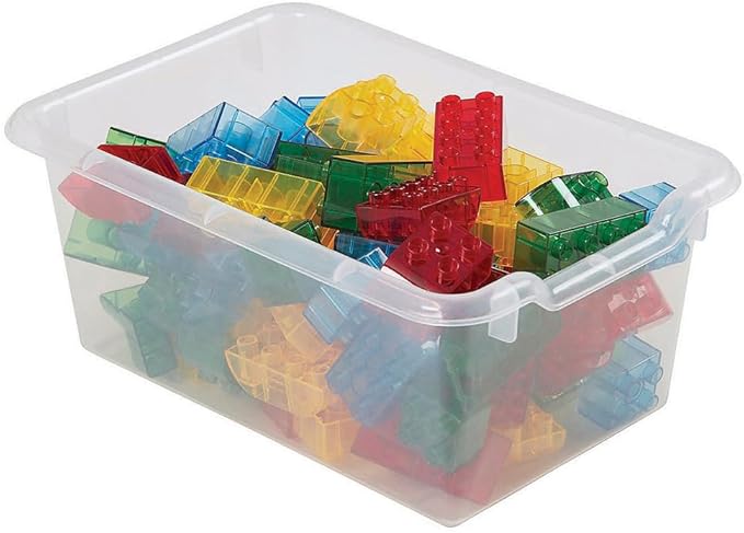 Fun Express Clear Scoop-Front Storage Bins - 10 Pc