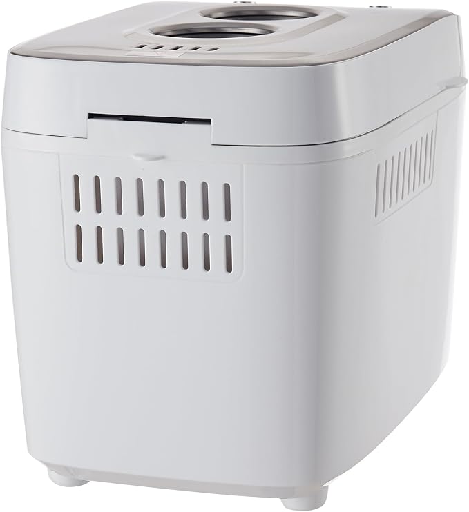 VEVOR Bread Maker, Dough Machine 15 Menus in 1, Non-Stick Ceramic Pan Automatic Breadmaker with Non-Gluten Setting, Whole Wheat Bread Making, Digital, Programmable, 3 Loaf Sizes, 3 Crust Colors, White