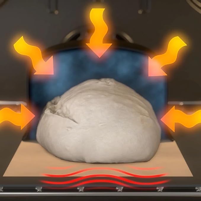 Brod & Taylor Ultralight Baking Shell for Sourdough Bread (Boule) – No Preheating Needed for Crispy Crust and Even Baking