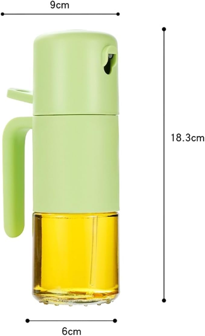 Olive Oil Dispenser Bottle Oil Sprayer Olive Oil Dispenser Is Suitable For Cooking Air Fryer Baking Salad Frying Oil Sprayer For Cooking(Yellow)