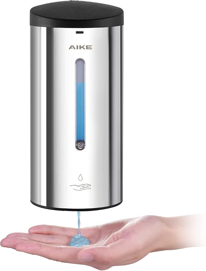 AIKE Wall Mount Automatic Soap Dispenser and Paper Towel Dispenser,Model AK1205 & AK5101
