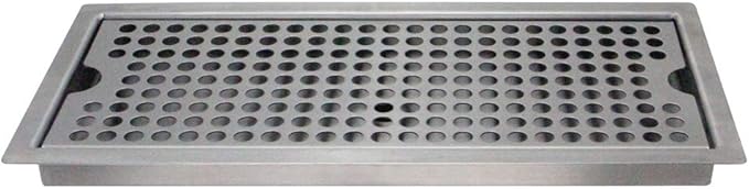 Kegco SEDP-220D Drip Tray, 12", Stainless Steel